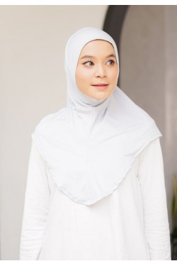 Maisa Hijab Sporty Silver